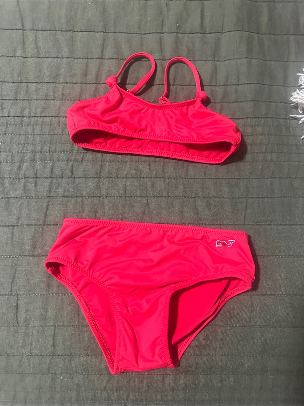 Vineyard Vines Girls' Bright Pink Two-Piece Swim Set